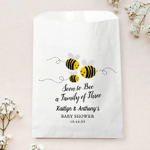 Bolsa De Papel Pronto Será Una Familia De Tres BABY SHOWER