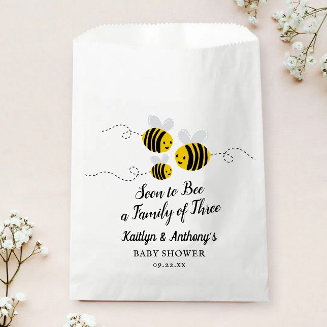Bolsa De Papel Pronto Será Una Familia De Tres | BABY SHOWER (Subido por el creador)