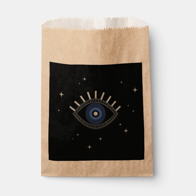 Bolsa De Papel Protección de ojos azules contra la mala energía,  (Anverso)