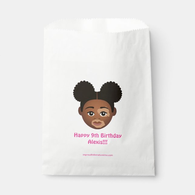 Bolsa De Papel #Proud2BNaturalMe Choose-My-Complexion (Anverso)