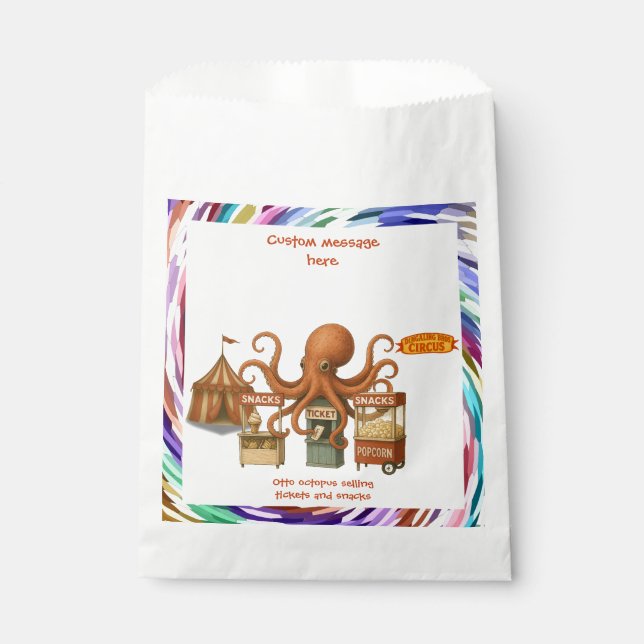 Bolsa De Papel Puesto de snacks del circo de Otto (Anverso)