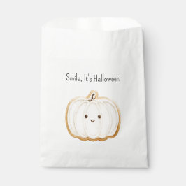 Bolsa De Papel Pumpkin Cookie Smile Halloween