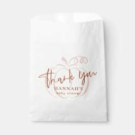 Bolsa De Papel Pumpkin Terracotta Bohemian Earthy Baby Shower