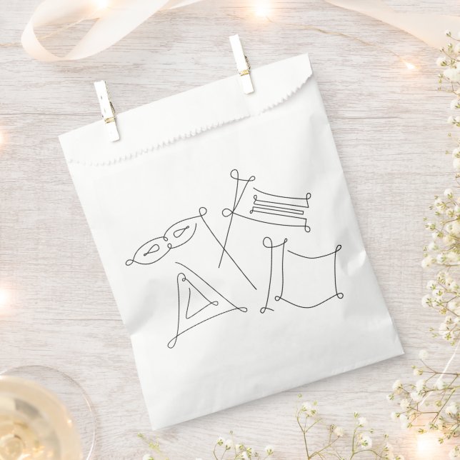 Bolsa De Papel Purim (Cortado)
