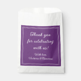 Bolsa De Papel Purple Personalizado
