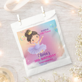 Bolsa De Papel Púrpura Pequeña Princesa Ball