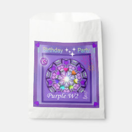 Bolsa De Papel púrpura W2