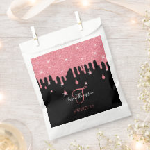 Purpurina rosado goteo Sparkles Girly Sweet 16