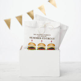 Bolsa De Papel Queso Burger Cheeseburger BBQ Cocina de Barbacoa