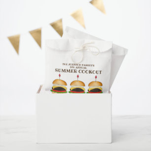 Bolsa De Papel Queso Burger Cheeseburger BBQ Cocina de Barbacoa