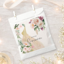 Quinceañera Vestimenta floral rosa cumpleaños