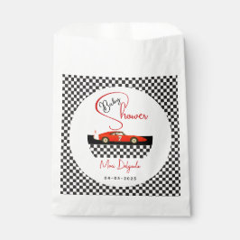 Bolsa De Papel Race Car Boy Baby Shower | Little Racer Party