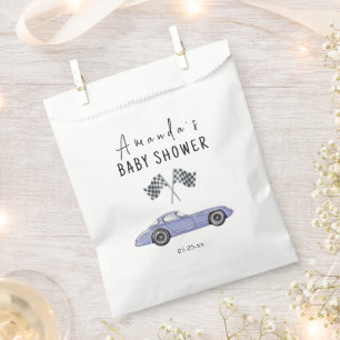 Bolsa De Papel Race car car Baby Shower