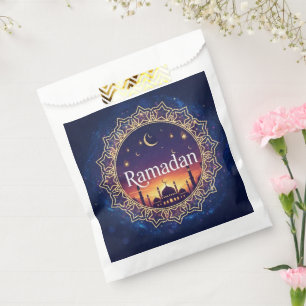 Bolsa De Papel Ramadán Kareem Media Luna Bendita Islam Iftar Suhu