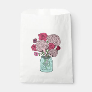 Bolsa De Papel Ramo de flores cerebrales