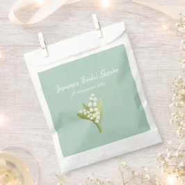 Bolsa De Papel Ramo De Lirio De Los Valles Baño Nupcial