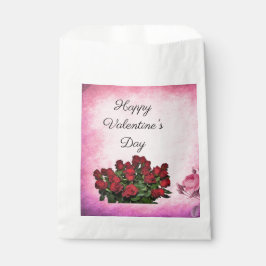 Bolsa De Papel Ramo de rosas rojas