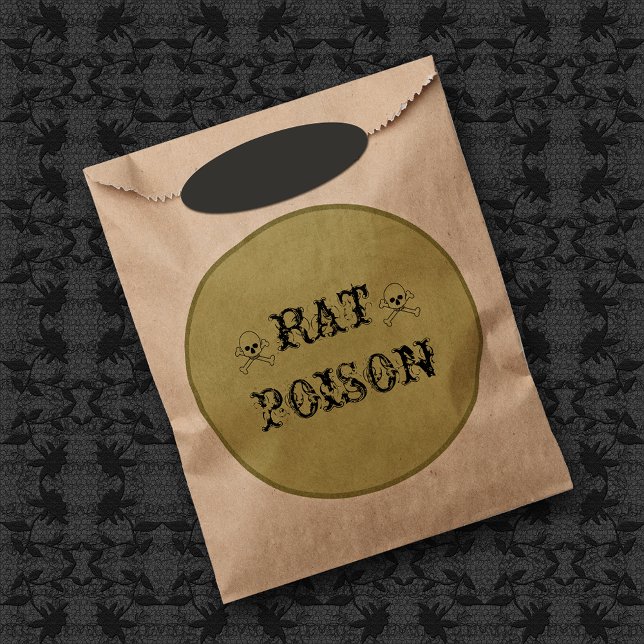 Bolsa De Papel Rat Poison divertida (Subido por el creador)