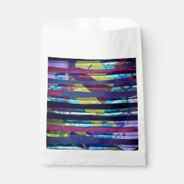 Bolsa De Papel Rayas metálicas