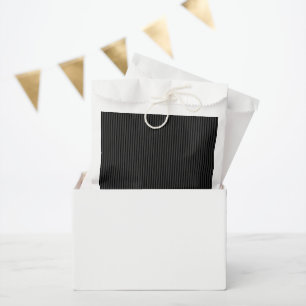 Bolsa De Papel Rayas verticales negras y negras ahumadas