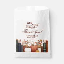 Bolsa De Papel Recuerdo de la ducha de novia con tema de libro 'S