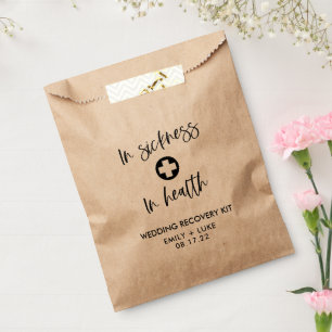 Bolsa De Papel Recuperación de Bodas modernos en ENFERMEDAD Y SAL