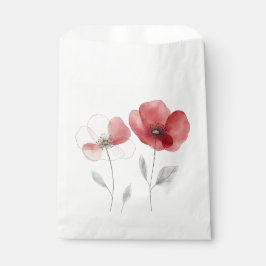 Bolsa De Papel Red Poppies