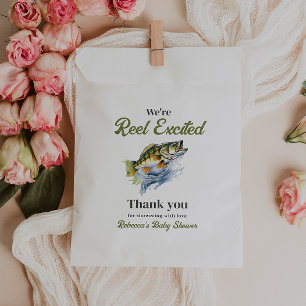 Bolsa De Papel Reel emocionada Big Fish Little Fisher Baby Shower