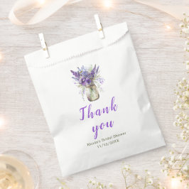 Bolsa De Papel Regalo de ducha de novia en tarro de Mason de lava