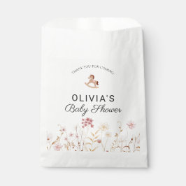 Bolsa De Papel Regalo de recuerdo con Floral de flores silvestres