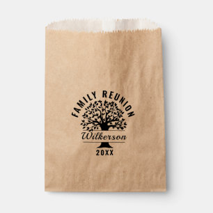 Bolsa De Papel Regalo de recuerdo de reunión familiar del árbol d