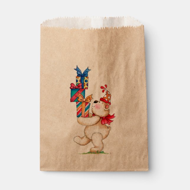 Bolsa De Papel Regalos de cumpleaños (Anverso)