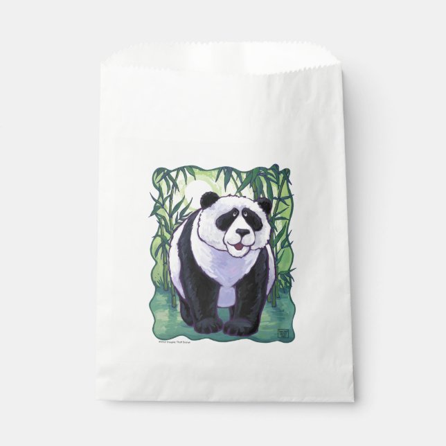Bolsa De Papel Regalos y accesorios de oso de Panda (Anverso)