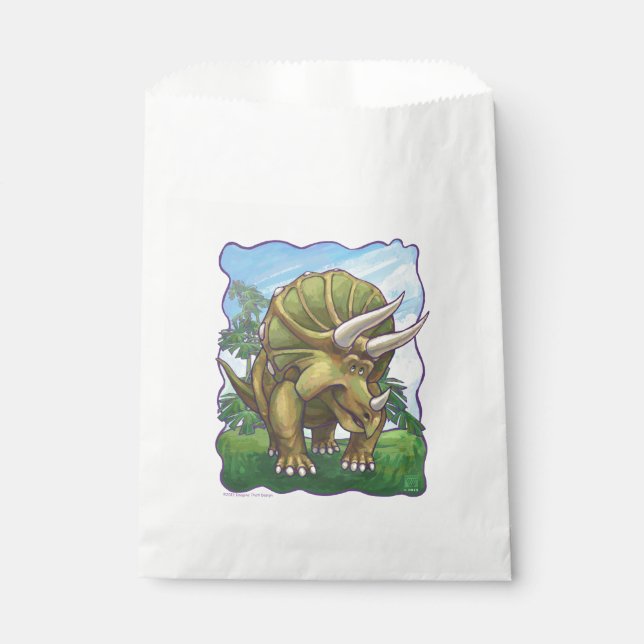 Bolsa De Papel Regalos y accesorios de Triceratops (Anverso)