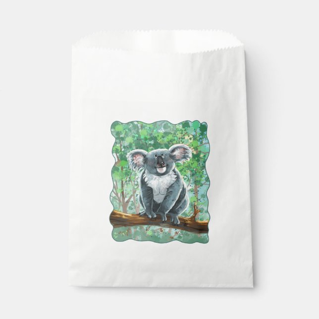 Bolsa De Papel Regalos y accesorios para osos de Koala (Anverso)