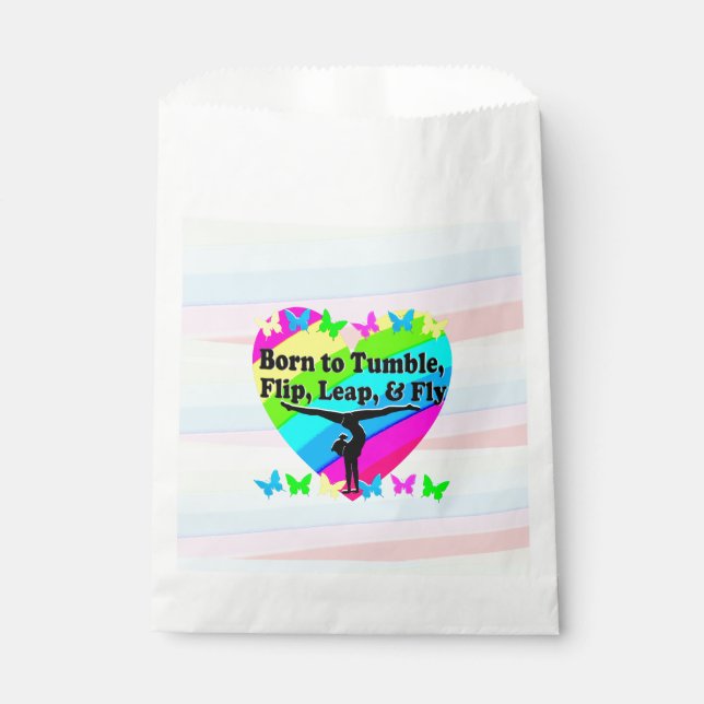 BOLSA DE PAPEL REINA GIMNASTICA DE VUELO ALTO (Anverso)