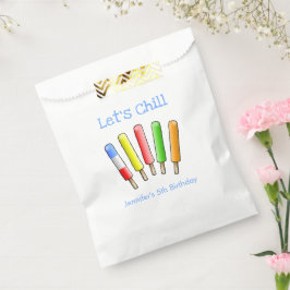 Bolsa De Papel Relajémonos con Paletas Frías