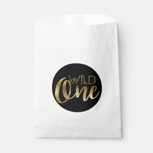 Bolsa De Papel Relieve metalizado dorado tribal salvaje elegante