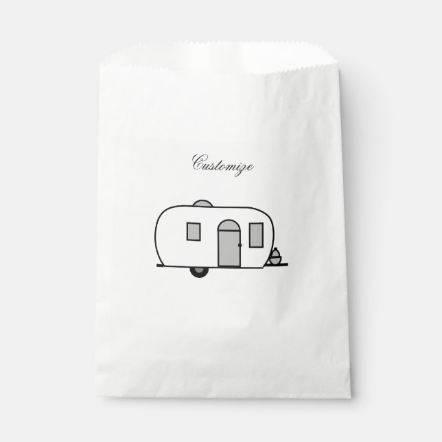 Bolsa De Papel Remolque de viaje redondeado Thunder_Cove (Anverso)