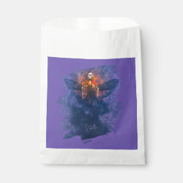 Bolsa De Papel Renacimiento. Esqueleto con alas levantándose