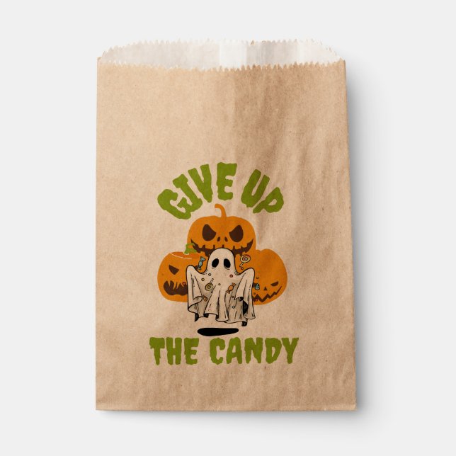 Bolsa De Papel Renunciar a la Halloween de los dulces (Anverso)