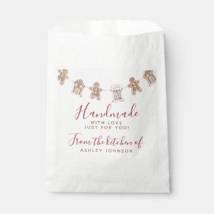 Bolsa De Papel Repostería de tipografía moderna Pan de jengibre