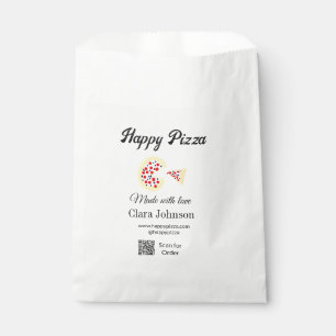 Bolsa De Papel restaurante de pizza cafetería pizzería escanear c