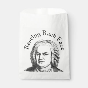 Bolsa De Papel Resting Bach Face Classical Music Composer
