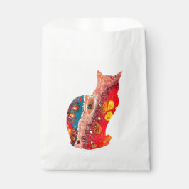 Bolsa De Papel Resumen de arte fluido