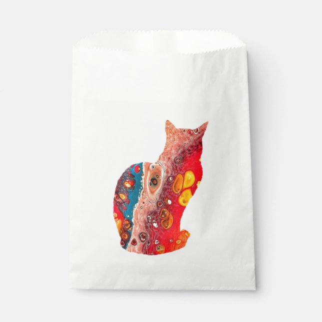 Bolsa De Papel Resumen de arte fluido (Anverso)