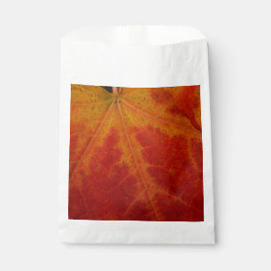 Bolsa De Papel Resumen de la hoja de arce roja Fotografía de la n