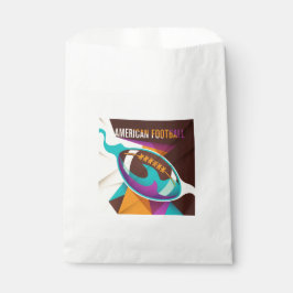 Bolsa De Papel Resumen de pelota deportiva de fútbol estadouniden