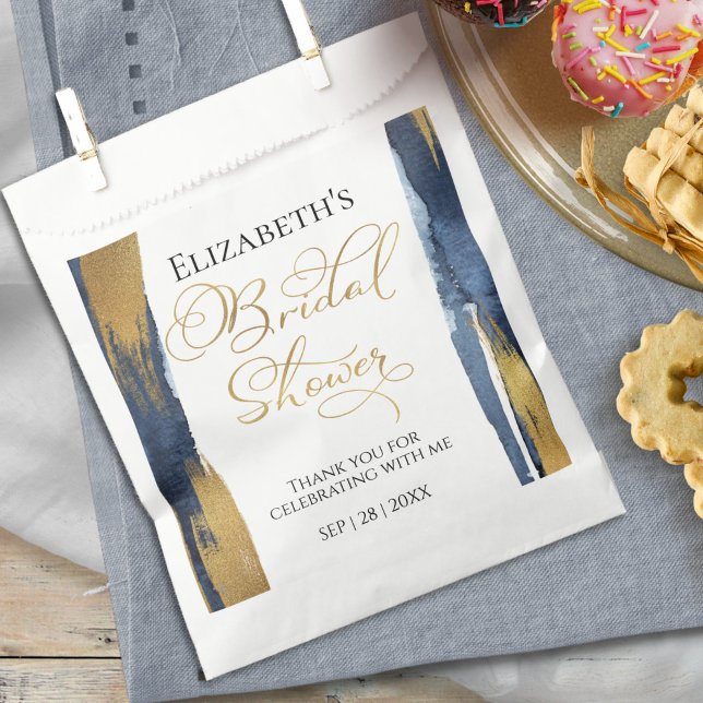 Bolsa De Papel Resumen: ducha azul de la Marina de Oro (Subido por el creador)