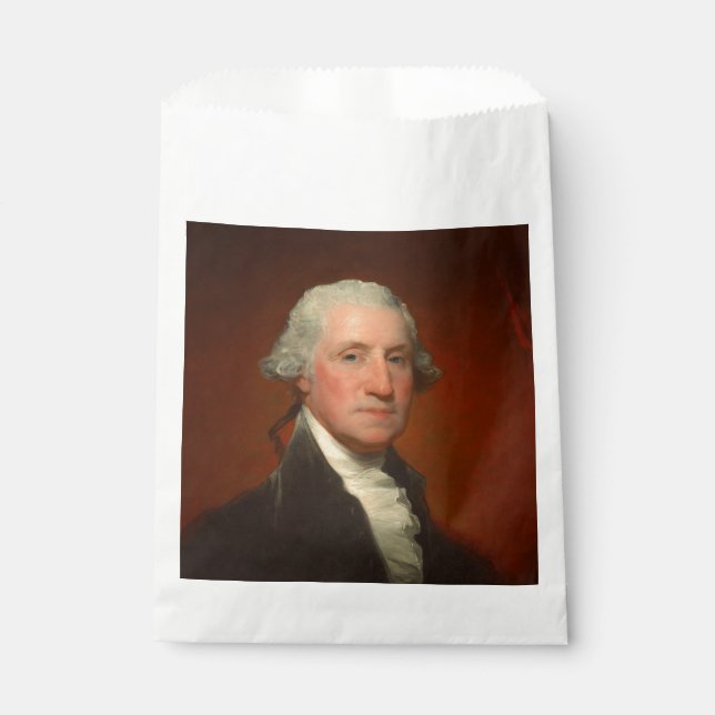 Bolsa De Papel Retrato de George Washington (Anverso)